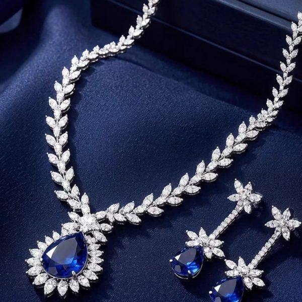 Parure Saphir et Diamants