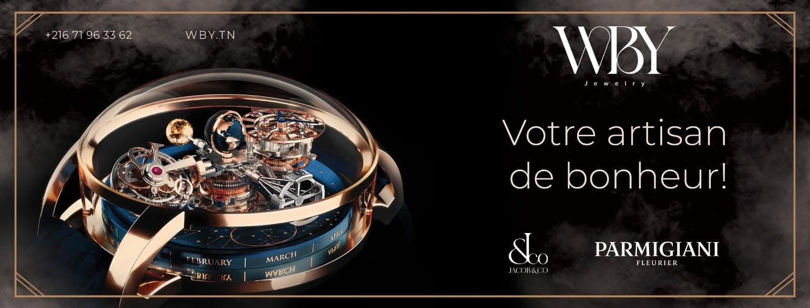 Slide Accueil - Horlogerie