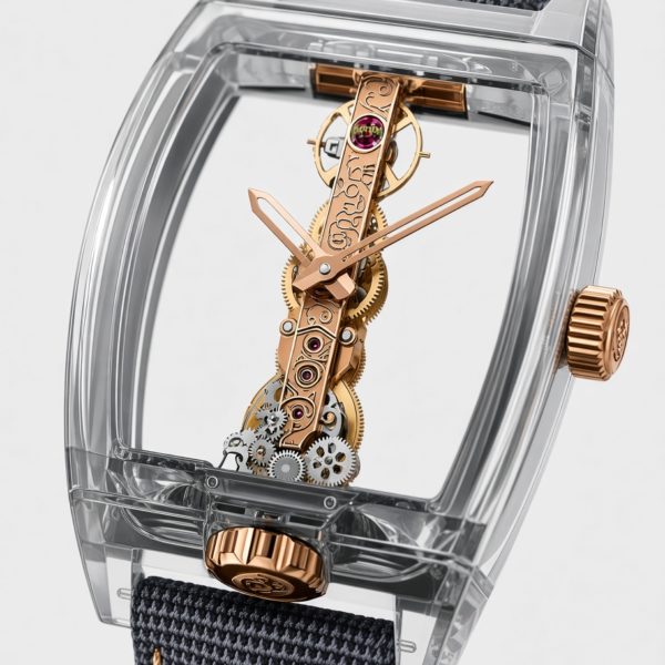 Corum Golden Bridge Sapphire Crystal