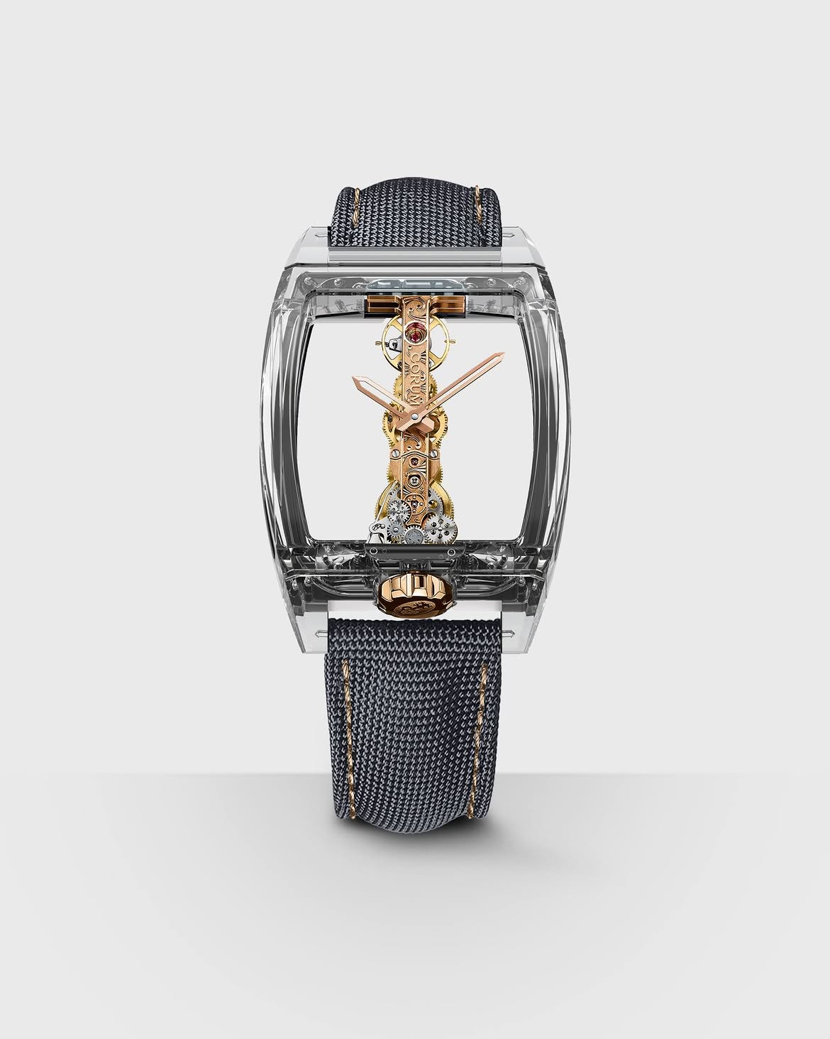 Corum Golden Bridge Sapphire Crystal Corum Golden Bridge Sapphire Crystal