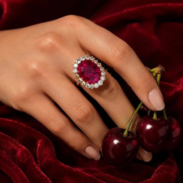 Bague Rubis et Diamants